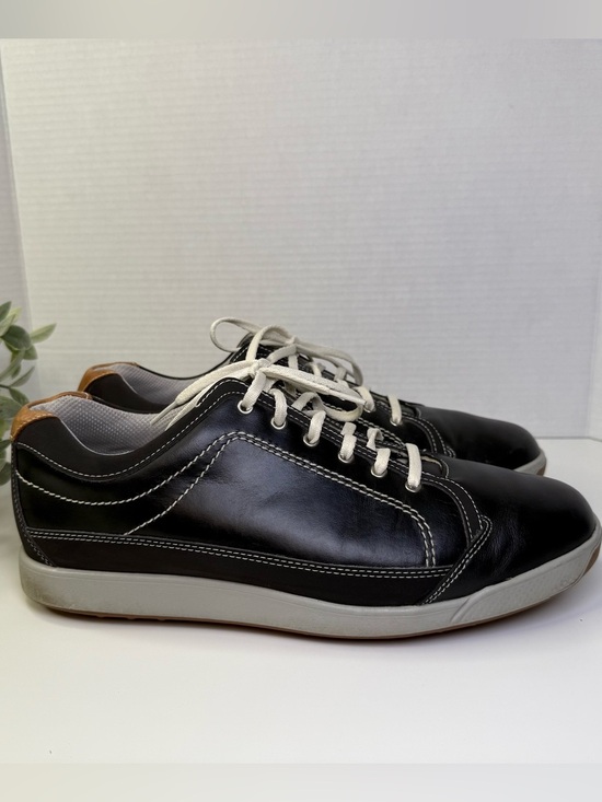FootJoy Men\'s Contour Casual Spike-less Leather Golf Shoes Black Size 10M